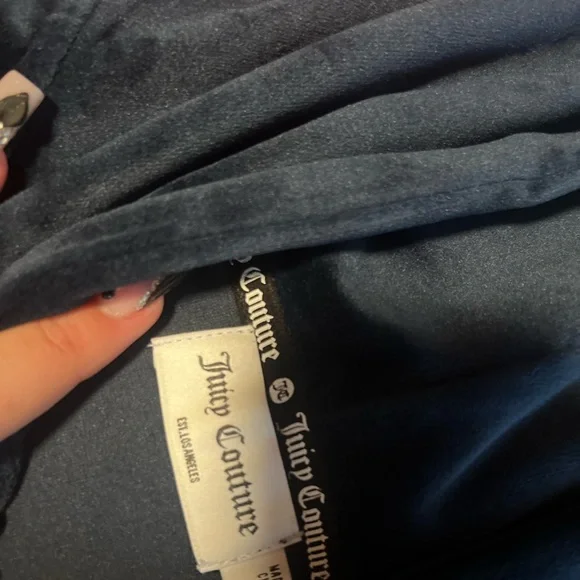 Navy blue juicy couture tracksuit